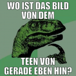 wo ist das bild von dem teen von gerade eben hin?