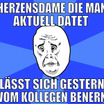 herzensdame die man aktuell datet  lässt sich gest