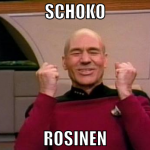 schoko rosinen