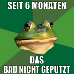 seit 6 monaten das bad nicht geputzt