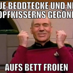 NEUE BEDDTECKE UND NEUE KOPFKISSERNS GEGÖNNT AUFS 
