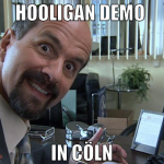 hooligan demo  in cöln