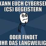 kann euch Cybersex (CS) begeistern  oder findet ih