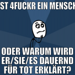 ist 4fuckr ein mensch oder warum wird er/sie/es da