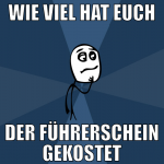 Wie viel hat euch der Führerschein gekostet