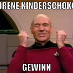 gefrorene kinderschokolade gewinn