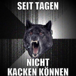 Seit tagen nicht kacken können