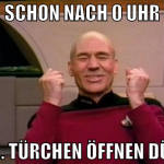 schon nach 0 uhr das 2. türchen öffnen dürfen