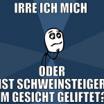 irre ich mich  oder ist schweinsteiger im gesicht 