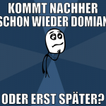 kommt nachher schon wieder domian oder erst später