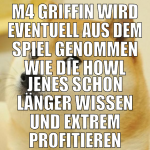 M4 griffin wird eventuell aus dem spiel genommen w