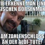Wie erkennt man einen türkischen Börsenmakler? Am 