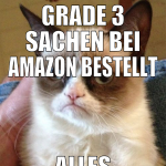 grade 3 sachen bei amazon bestellt alles kommt ein