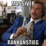 massiver rankanstieg