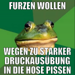 Furzen wollen wegen zu starker Druckausübung in di