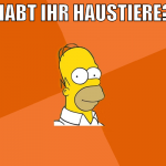 habt ihr haustiere?