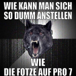 wie kann man sich so dumm anstellen wie die fotze 
