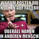warum posten die menschen auf facebook überall nam