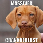 massiver crankverlust