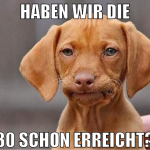 haben wir die 30 schon erreicht?