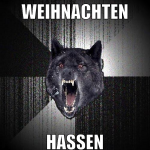 weihnachten hassen