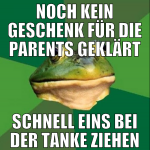 noch kein geschenk für die parents geklärt schnell