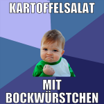 KARTOFFELSALAT MIT BOCKWÜRSTCHEN