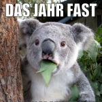 Das jahr fast schon wieder rum sein.
