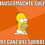 hausgemachte Sülze mit ganz viel swibbel
