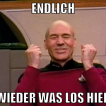 Endlich wieder was los hier