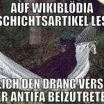 auf wikiblödia geschichtsartikel lesen plötzlich d