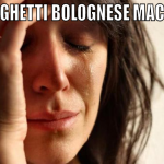 auf dem Teller merken, dass es Linguine sind