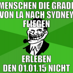menschen die grade von LA nach Sydney fliegen erle