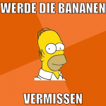 werde die bananen vermissen