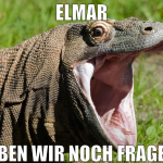 Elmar haben wir noch fragen?