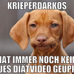 krieperdarkos hat immer noch kein neues diätvideo 