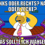 Links oder rechts? Nazi oder Zecke? Was sollte ich