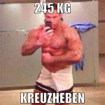 245 kg kreuzheben