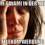 sami salami in der neuen telekom werbung