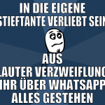 in die eigene stieftante verliebt sein aus lauter 