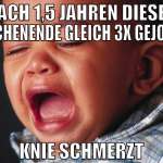 nach 1,5 jahren dieses wochenende gleich 3x gejogg