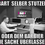 bart  selber stutzen oder dem barbier die sache üb