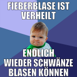 fieberblase ist verheilt endlich wieder schwänze b