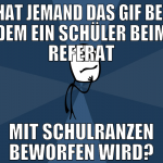hat jemand das gif bei dem ein schüler beim refera