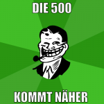 die 500 kommt näher 