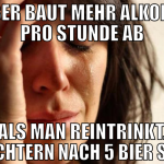 leber baut mehr alkohol pro stunde ab als man rein