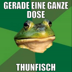 Gerade eine ganze Dose Thunfisch