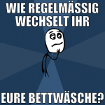 wie regelmäßig wechselt ihr eure bettwäsche?