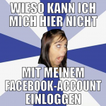 wieso kann ich mich hier nicht mit meinem facebook