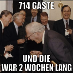 714 Gäste und die reg war 2 wochen lang auf